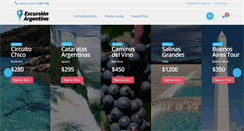 Desktop Screenshot of excursionargentina.com